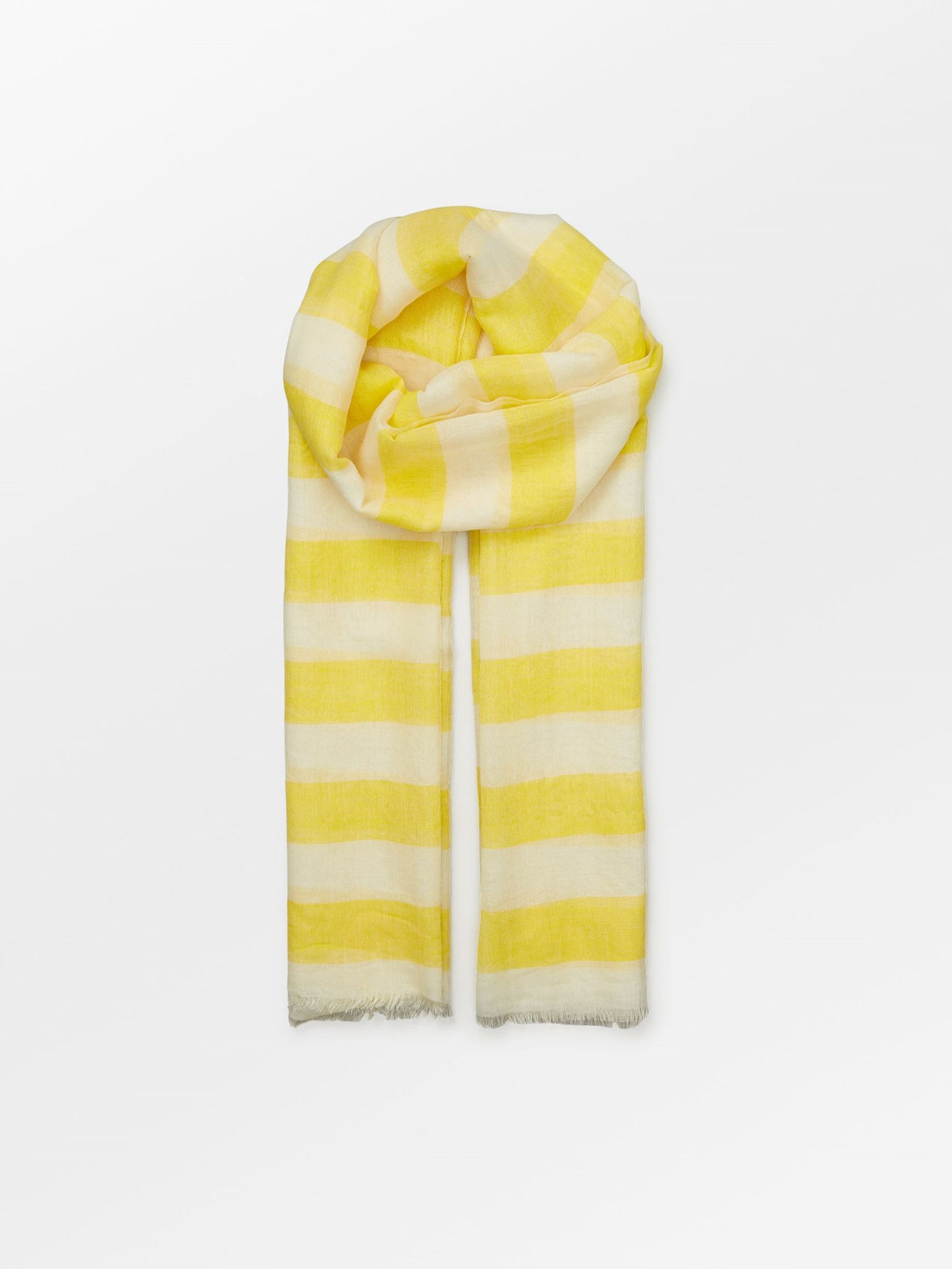 Becksöndergaard, Liney Siw Scarf - Vibrant Yellow, struct - slet produkter