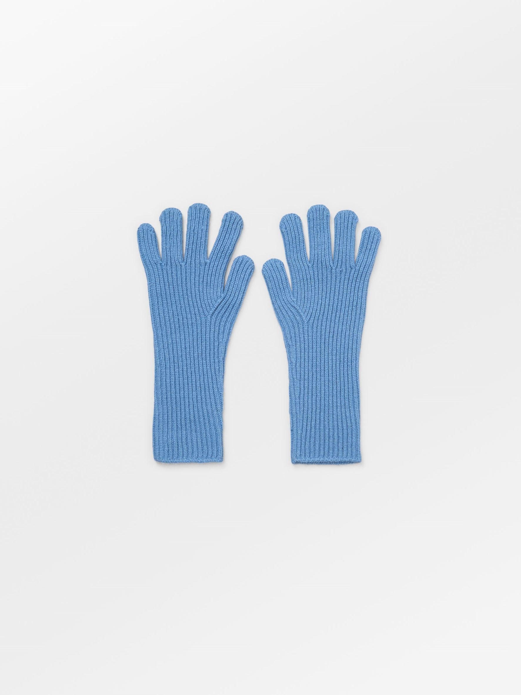 Woona Short Gloves - Blue OneSize - Becksöndergaard