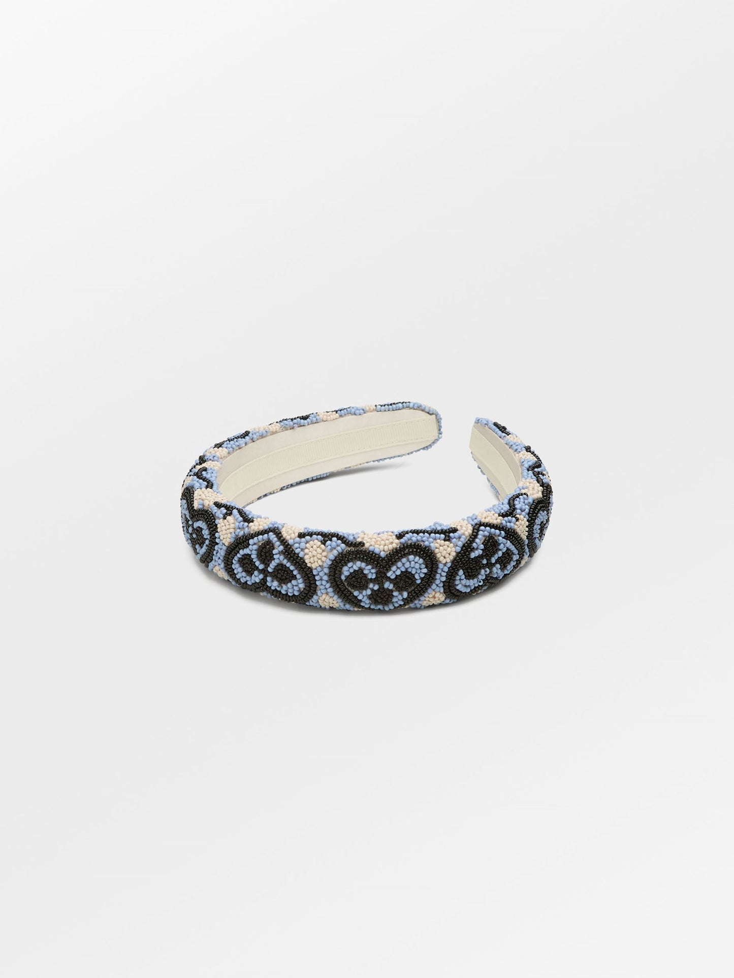 Becksöndergaard, Hearty Midi Beaded Hairbrace - Kentucky Blue, accessories, archive, archive, accessories, black week, black week