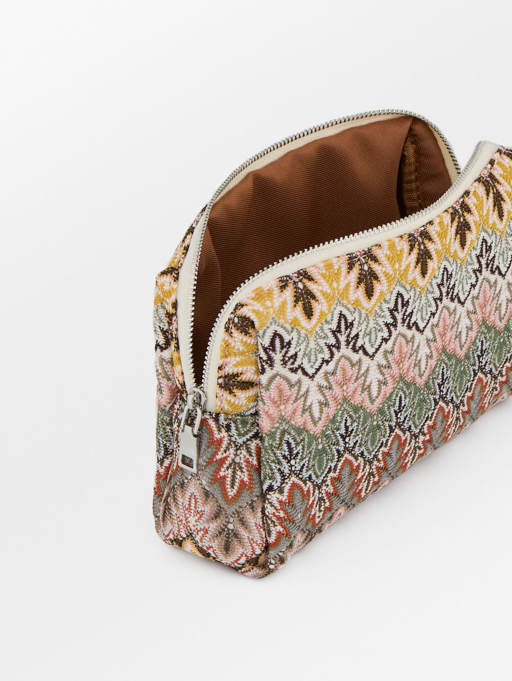 Becksöndergaard, Pala Pouch Bag - Rose/Yellow/Green, homewear, bags