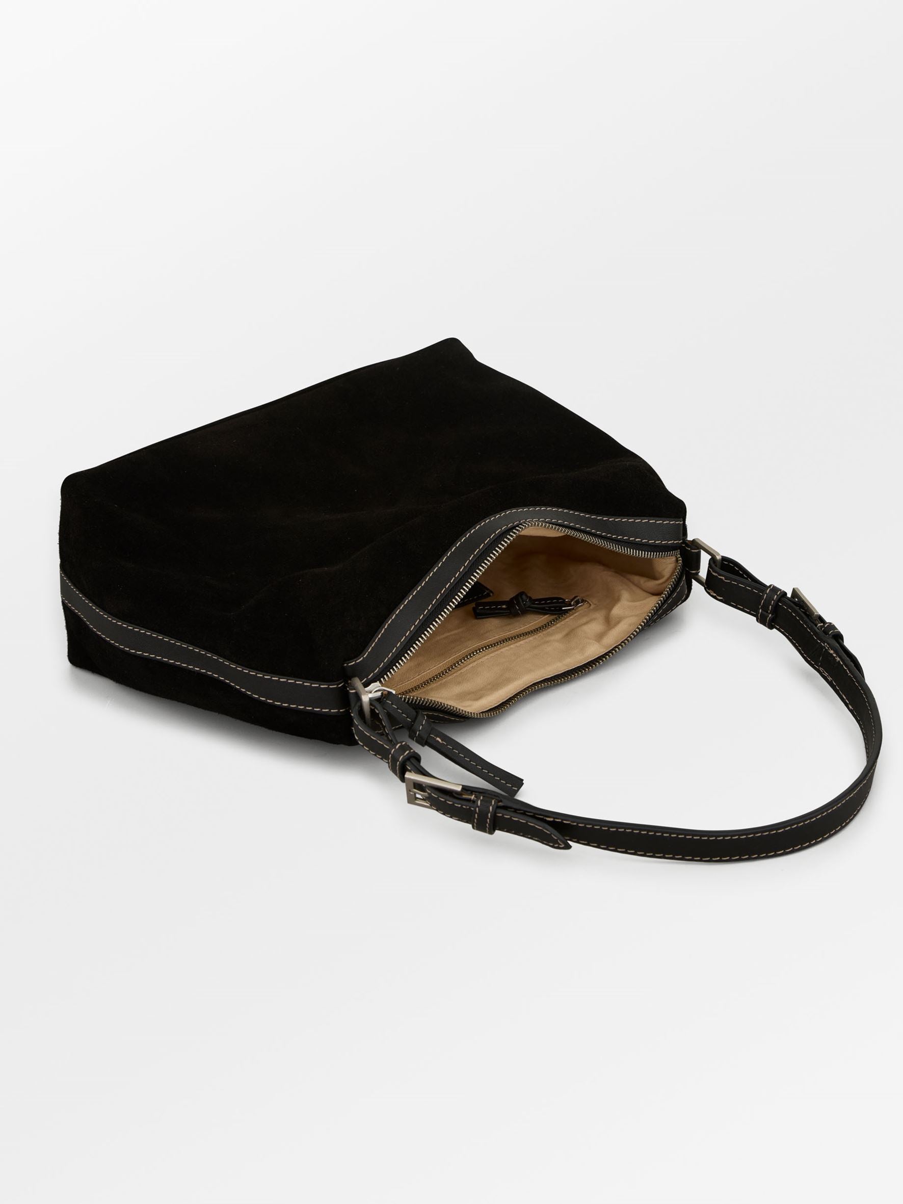 Becksöndergaard, Suede Ginni Medi Bag - Black, bags, bags, bags, bags, bags, bags, bags, gifts, gifts, gifts