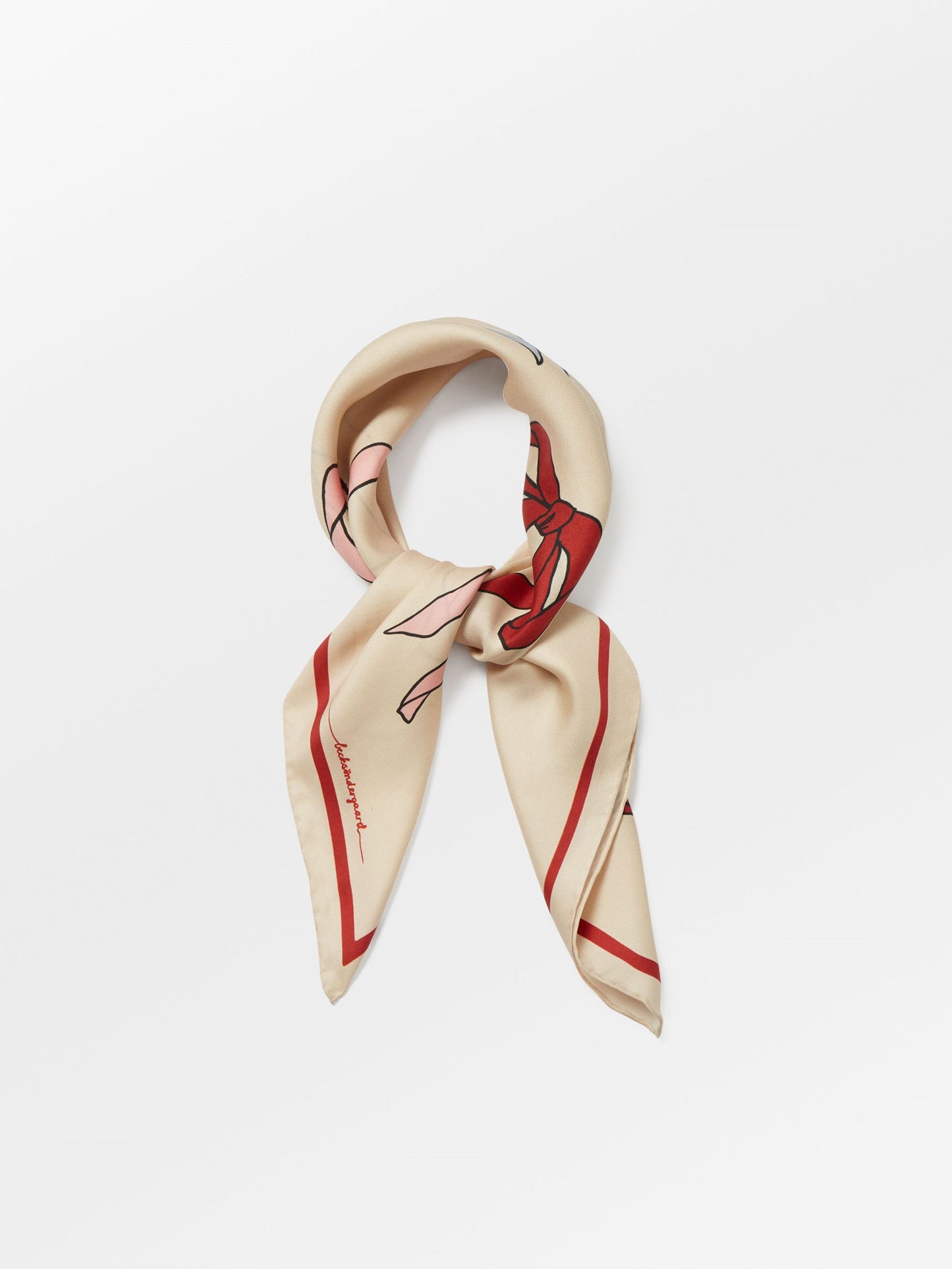 Bow Twill Sia Scarf OneSize - Becksöndergaard