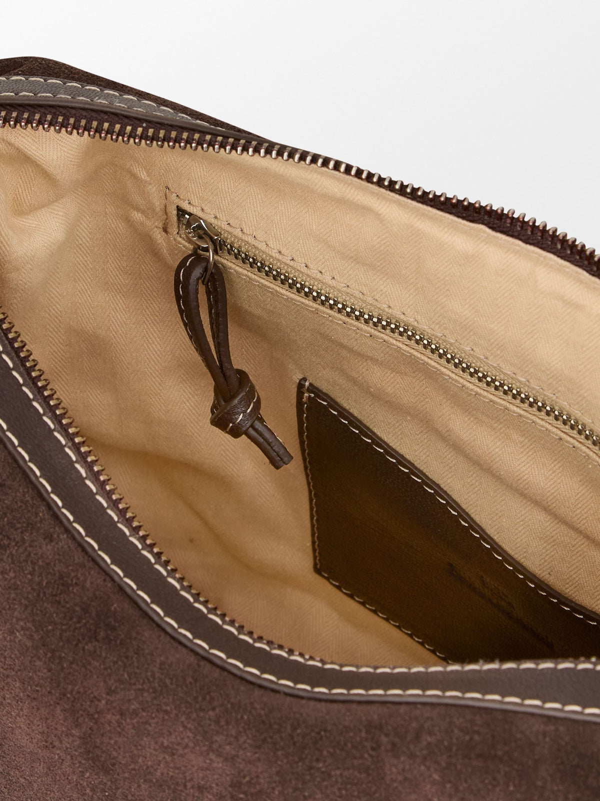 Becksöndergaard, Suede Ginni Medi Bag - Hot Fudge Brown, bags, bags, bags