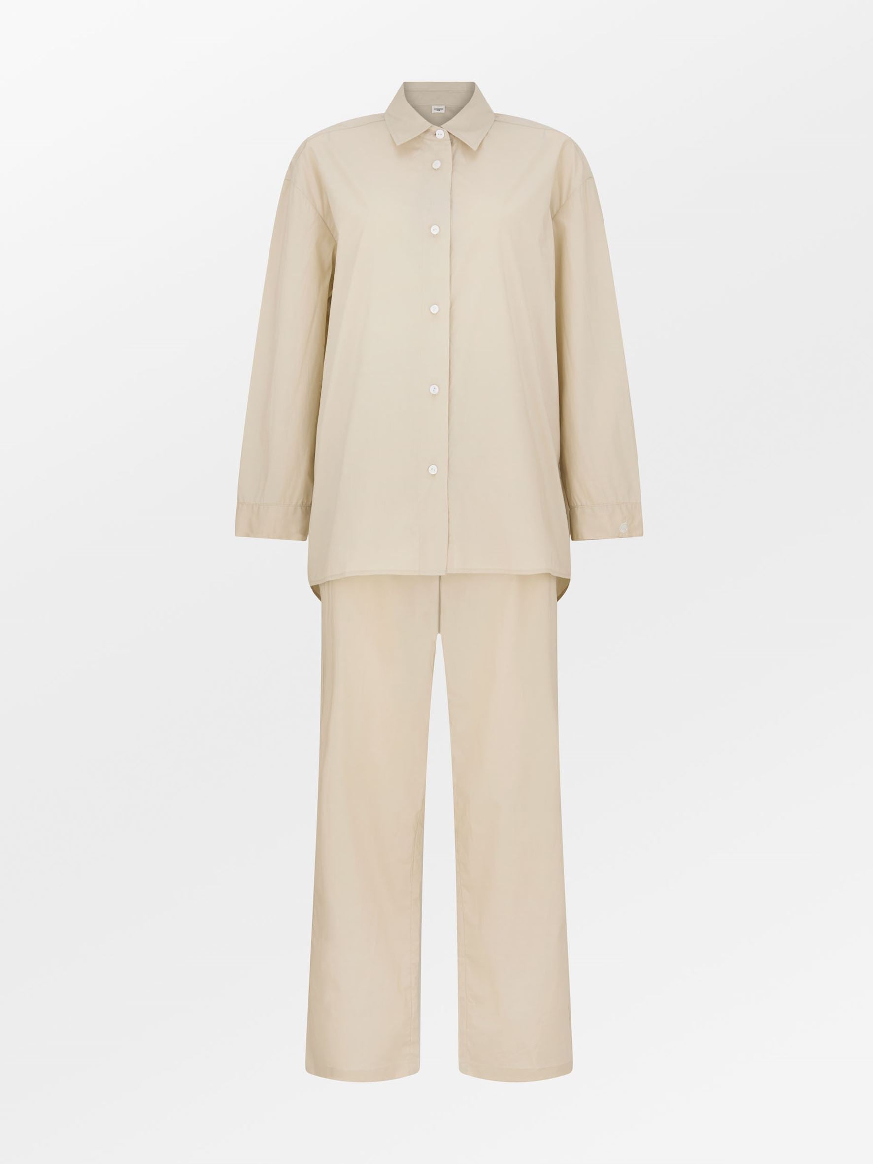 Becksöndergaard, Essential Pyjamas Set - Cement Beige, clothing