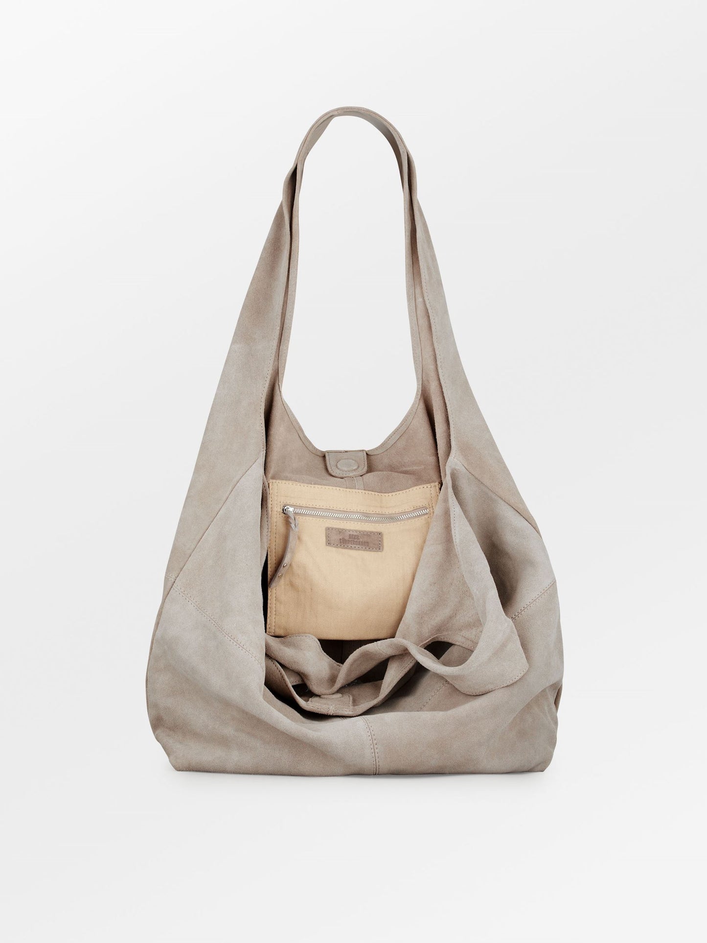 Suede Dalliea Shopper Bag - Gray OneSize - Becksöndergaard