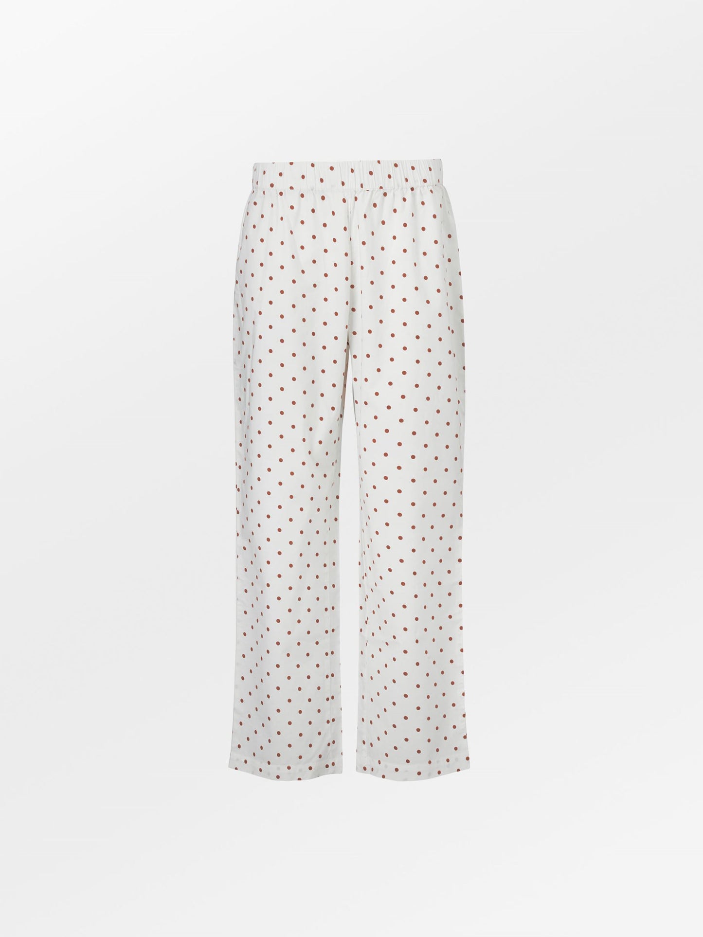 Dot Pyjamas Set - Caramel Brown Clothing - Becksöndergaard