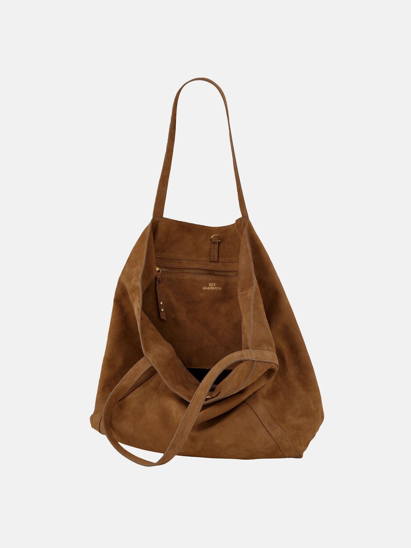 Becksöndergaard, Suede Eden Bag - Brown, bags, bags, bags, sale, sale, bags, bags, bags
