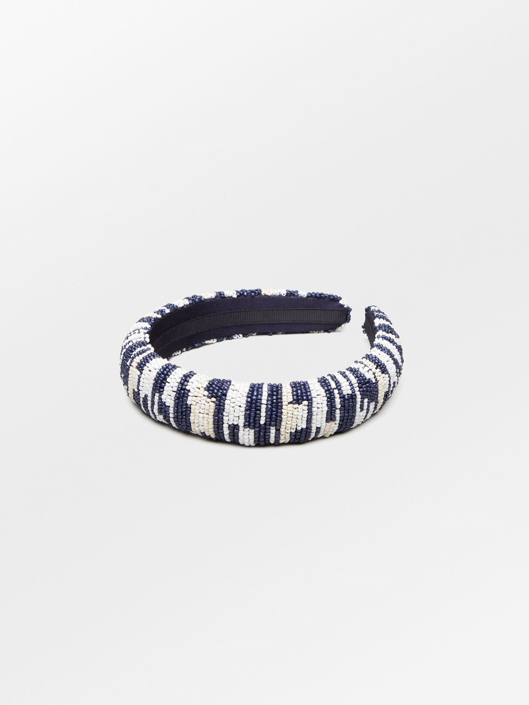 Becksöndergaard, Sasha Midi Beaded Hairbrace - Naval Academy Blue, archive, archive, archive