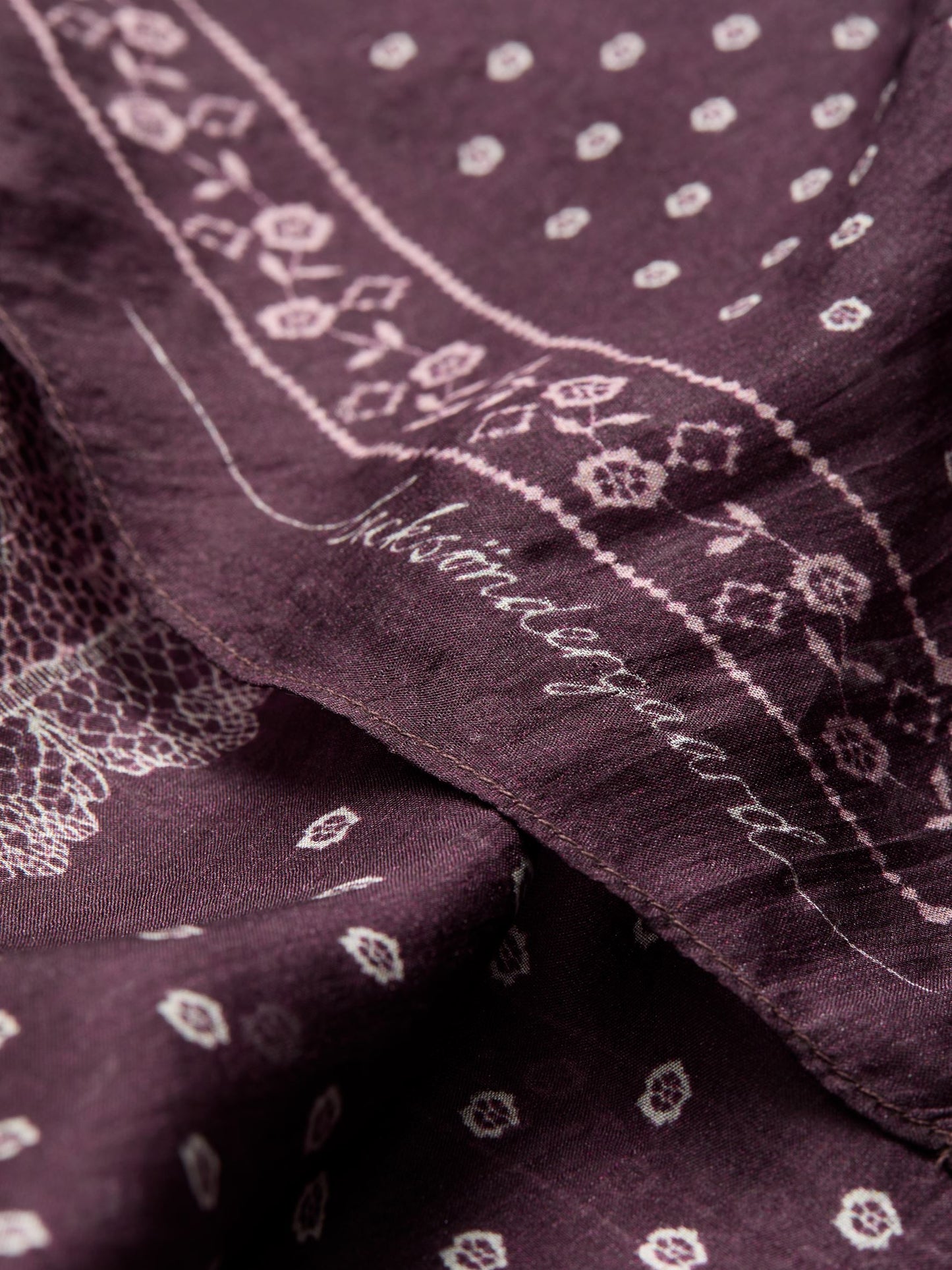 Becksöndergaard, Lacia Tabby Sia Scarf - Fig Red, scarves, scarves, scarves, scarves, gifts, black week, black week