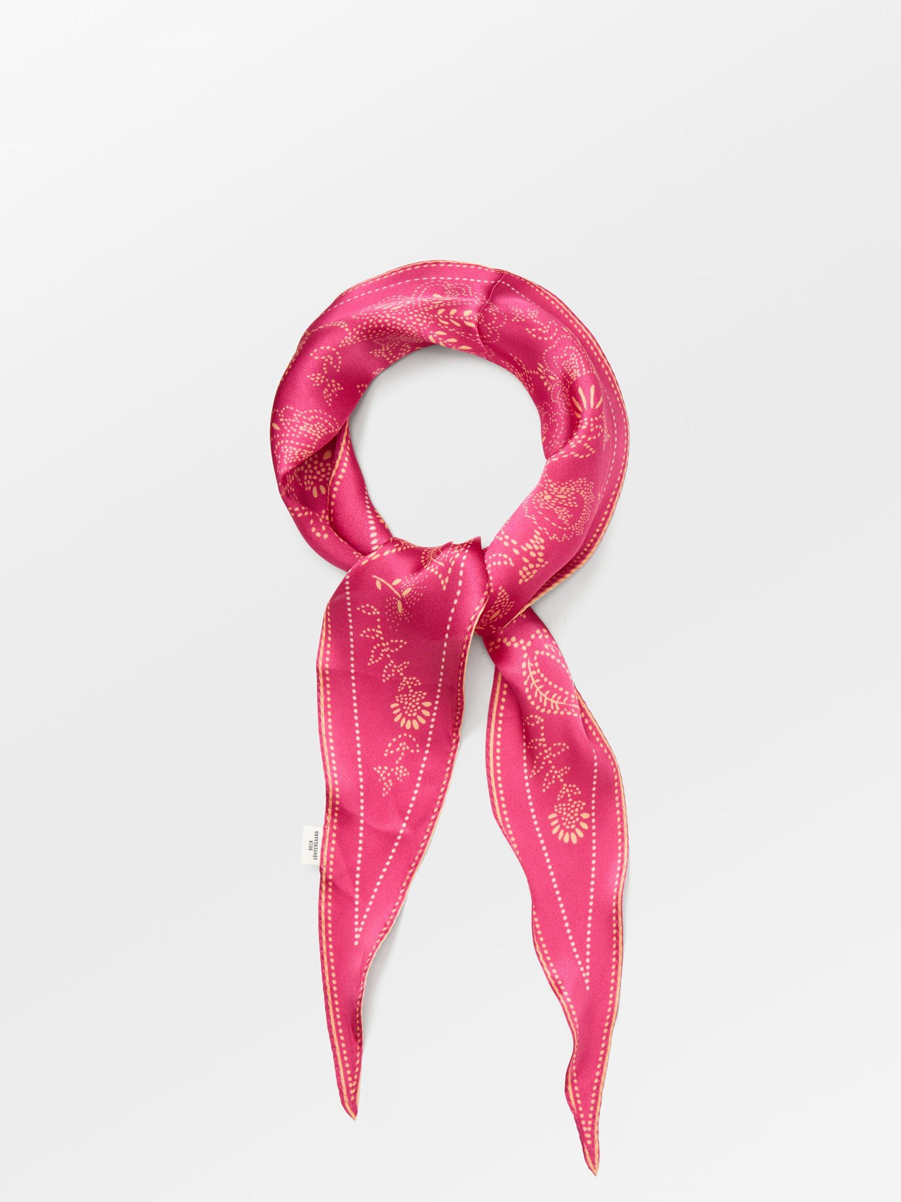 Dotted Flora Diamond Scarf OneSize - Becksöndergaard