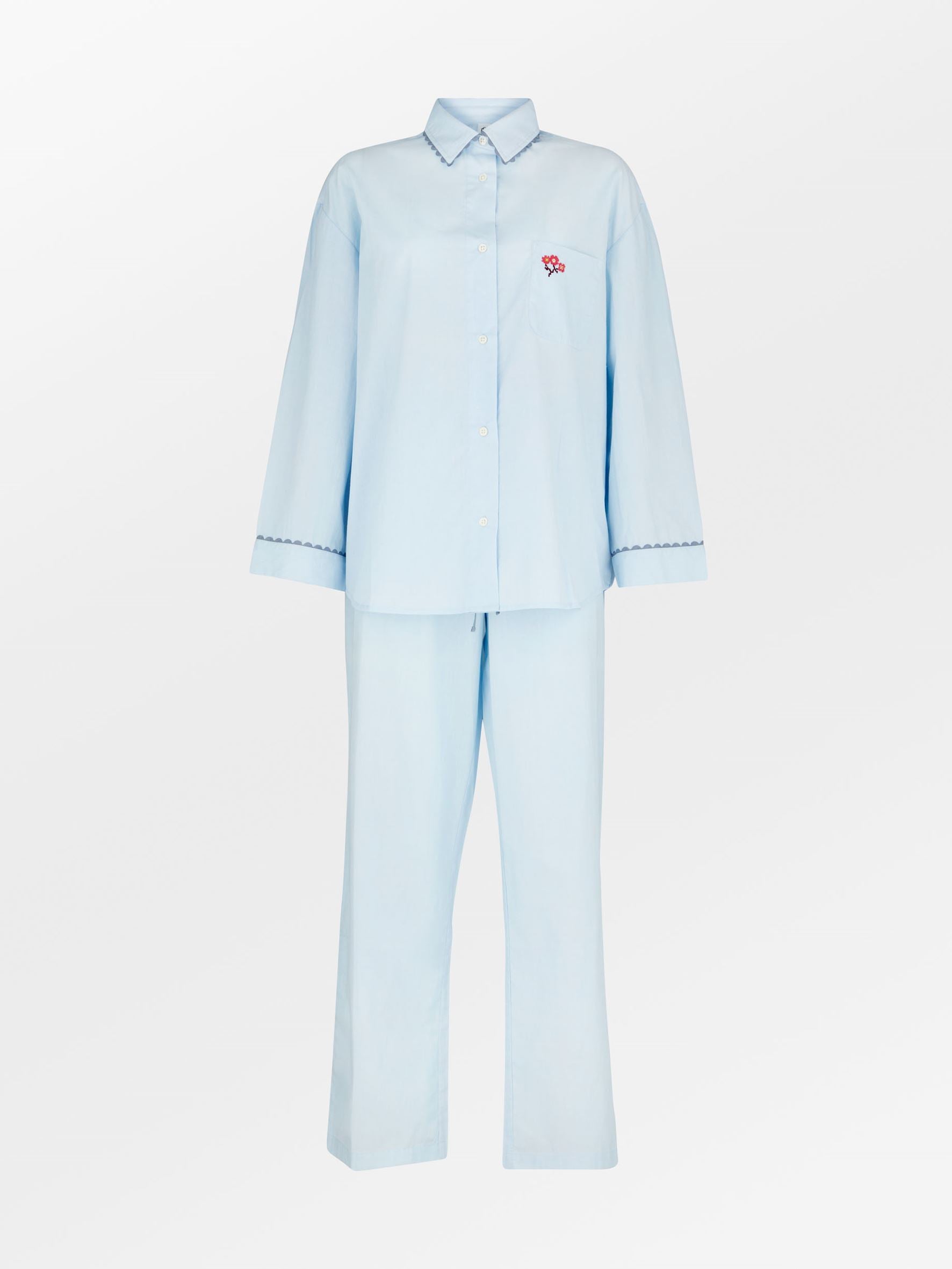 Scallop Flotile Pyjamas Shirt Clothing - Becksöndergaard