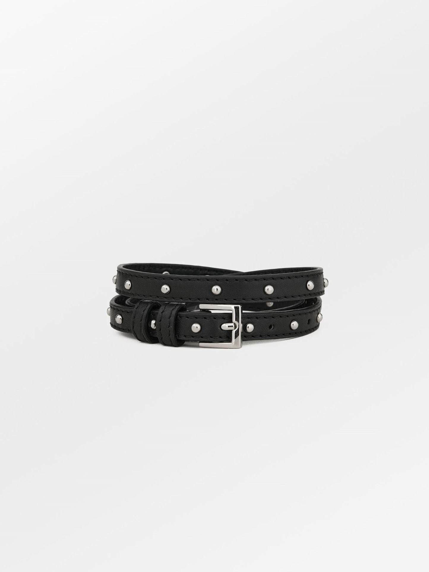 Becksöndergaard, Nappa Stud Aria Belt - Black, accessories, accessories