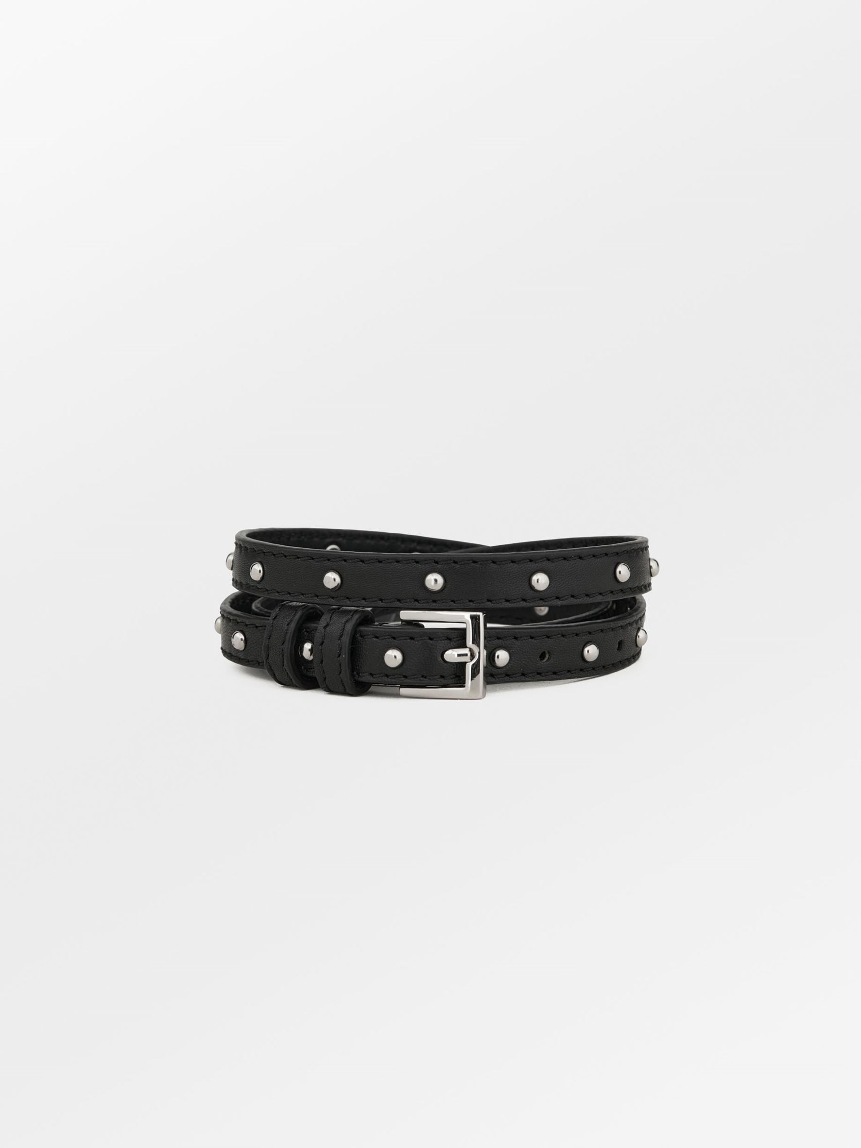 Becksöndergaard, Nappa Stud Aria Belt - Black, accessories, accessories