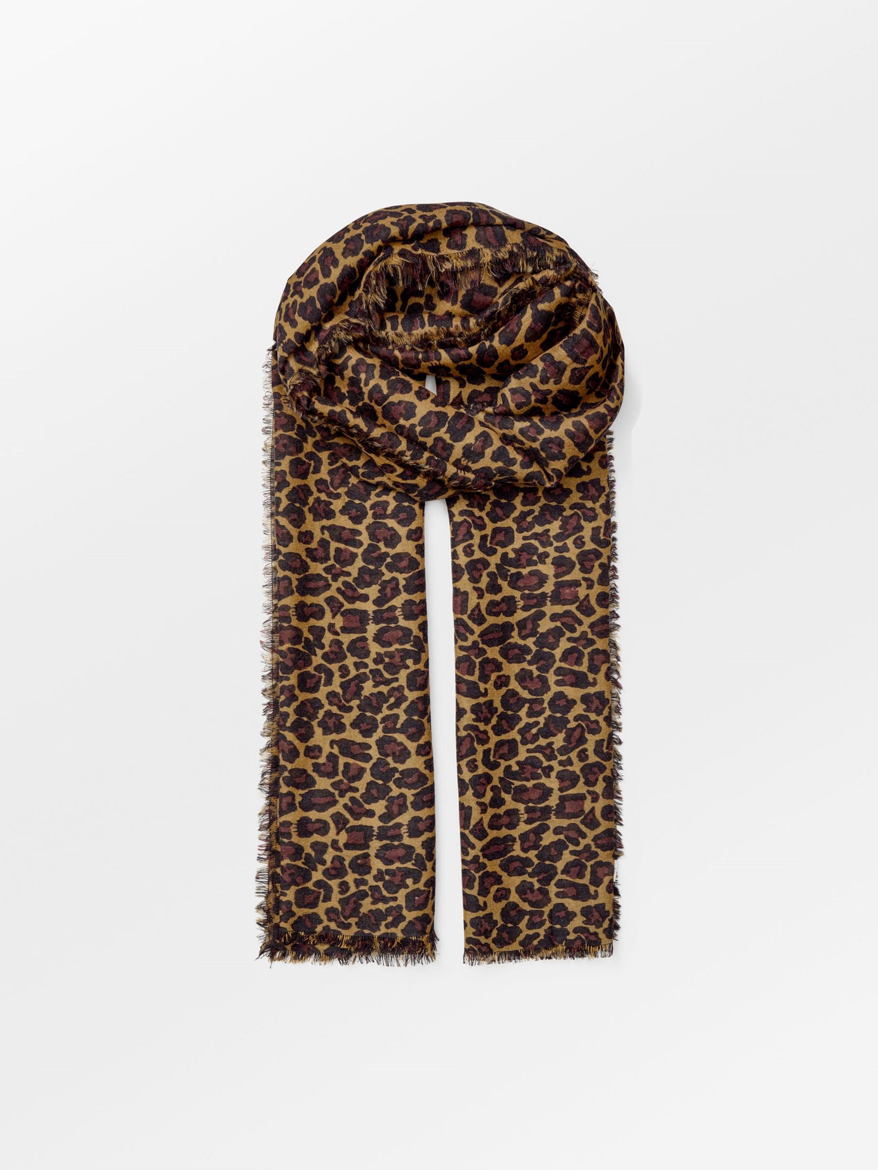 Becksöndergaard, Leopa Woo Scarf - Black, scarves, scarves, sale, sale, black week, black week