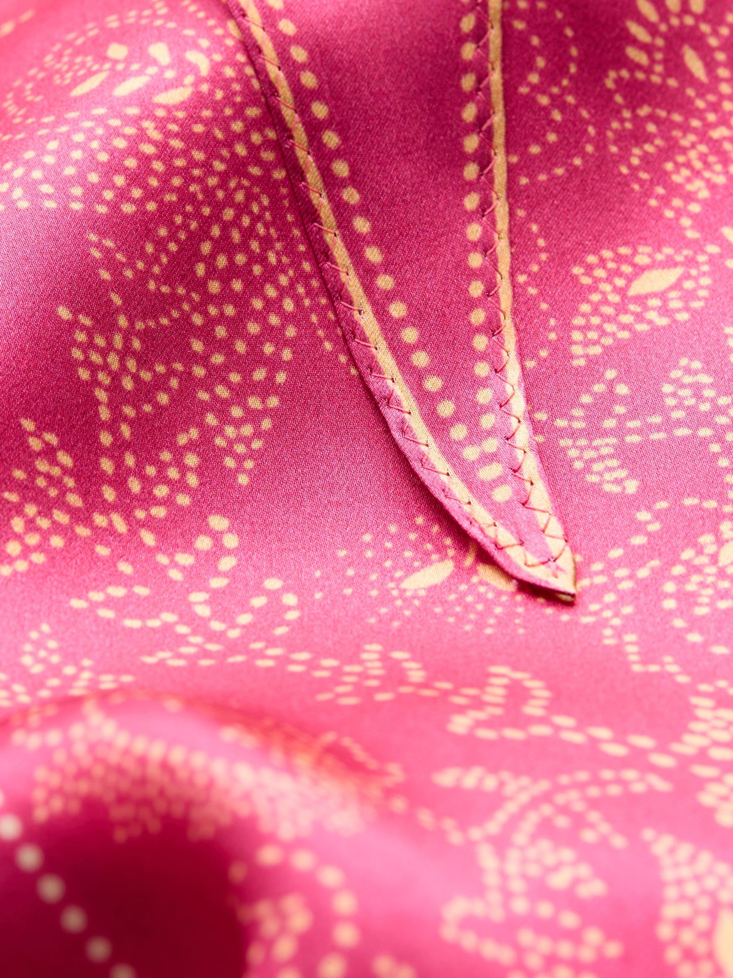 Dotted Flora Diamond Scarf OneSize - Becksöndergaard