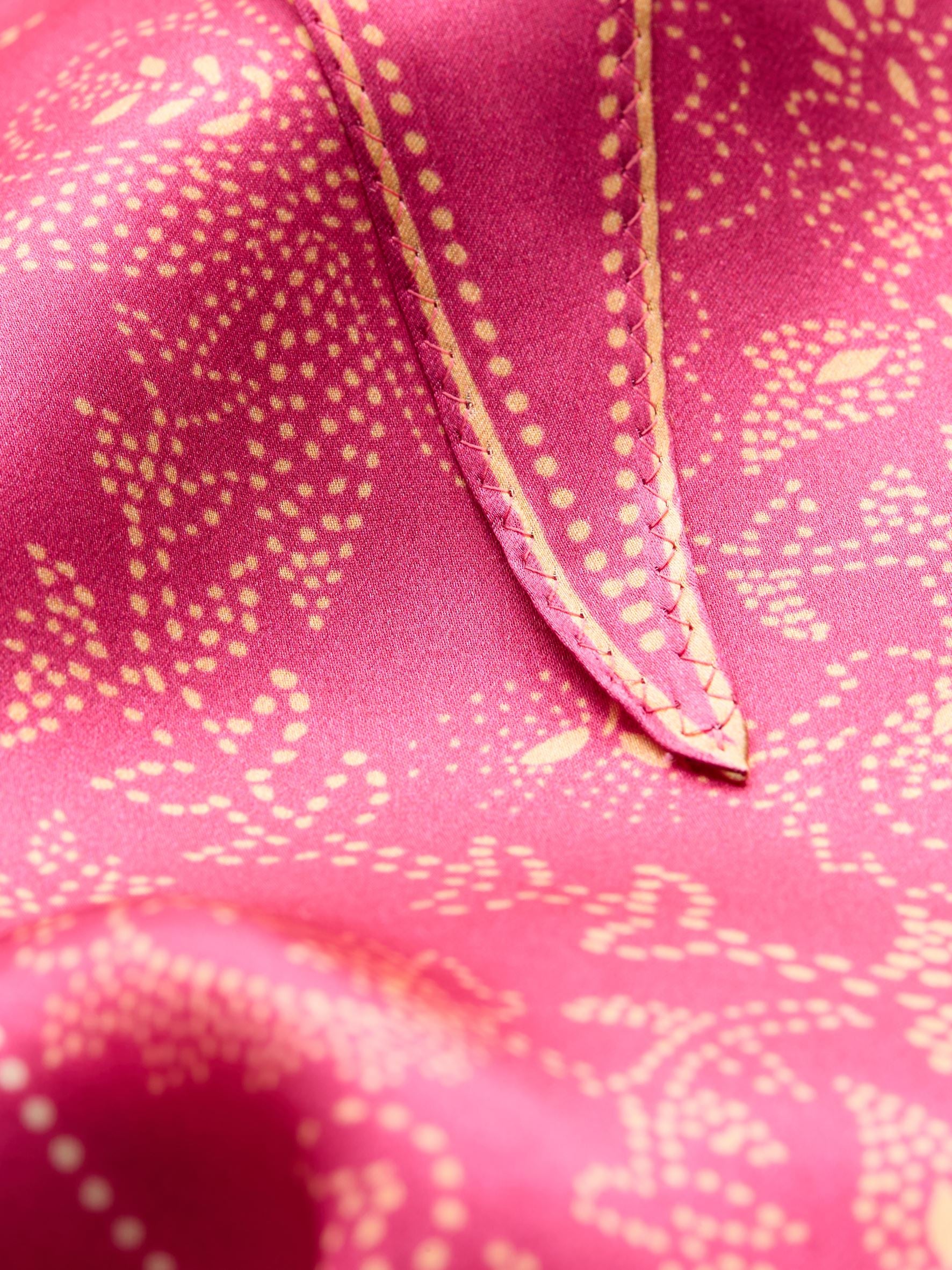 Dotted Flora Diamond Scarf OneSize - Becksöndergaard