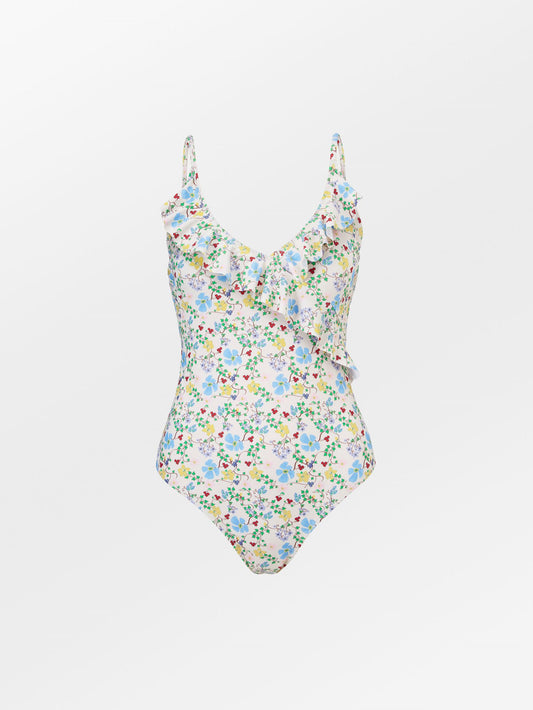 Ireni Bly Frill Swimsuit Clothing   - Becksöndergaard