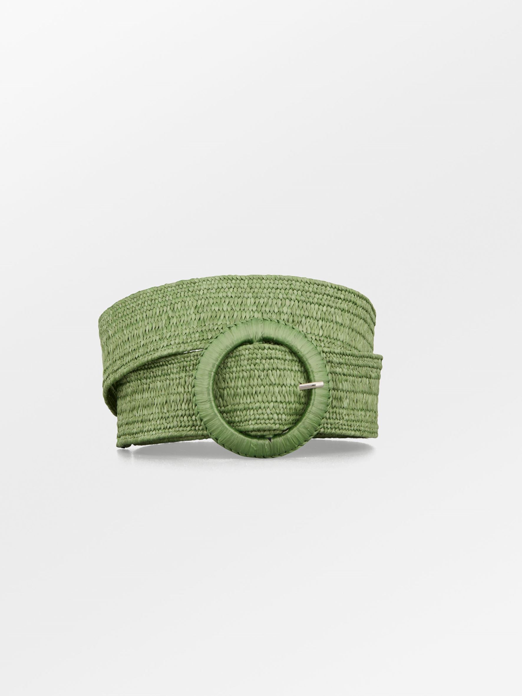 Becksöndergaard, Wide Zia Belt - Banana Palm Green, accessories, accessories