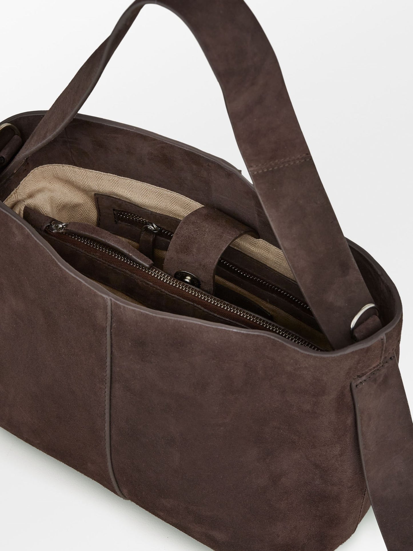 Suede Fraya Small Bag OneSize - Becksöndergaard