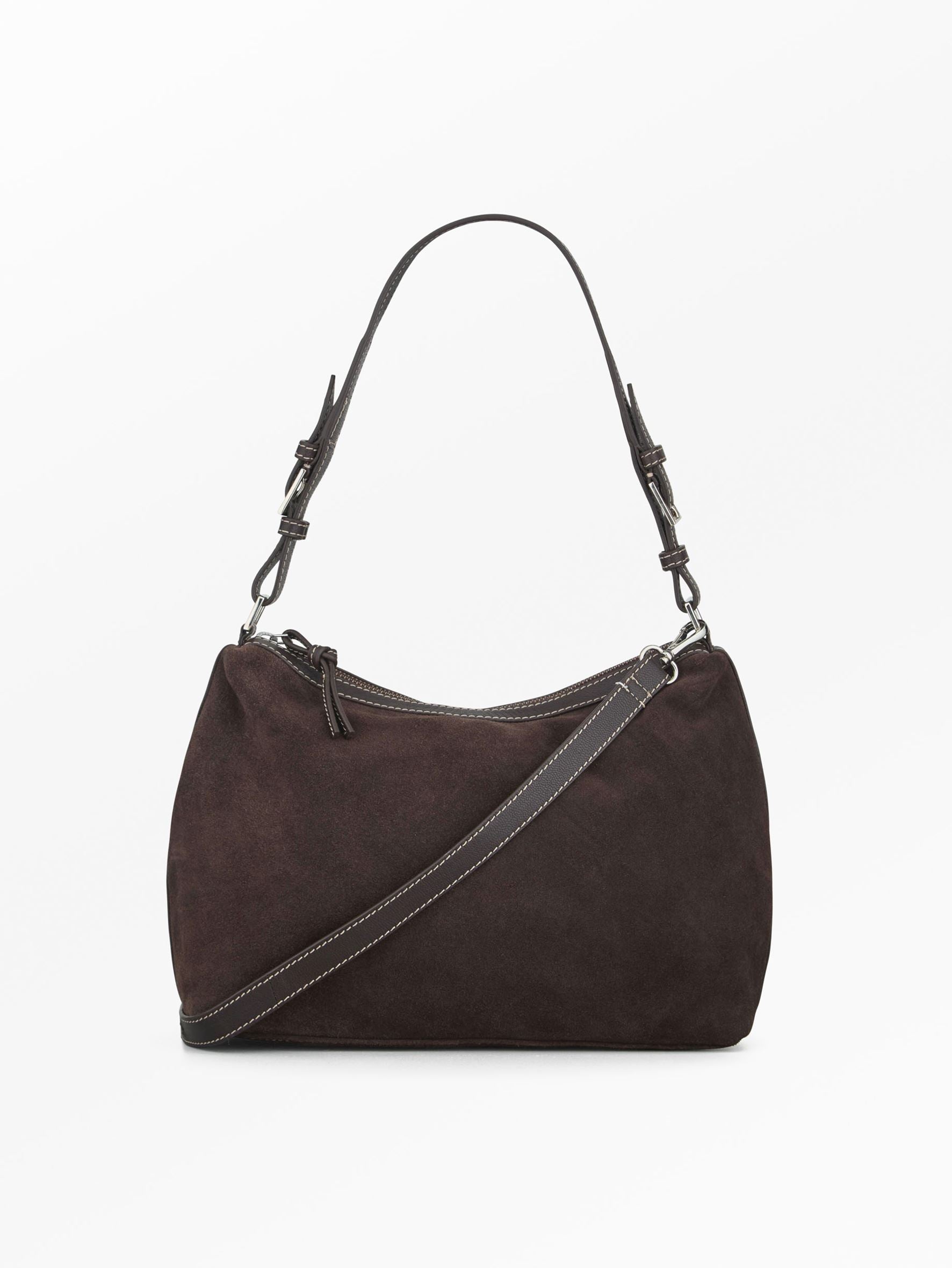Becksöndergaard, Suede Ginni Medium Bag - Chocolate Torte, bags, bags, bags, bags