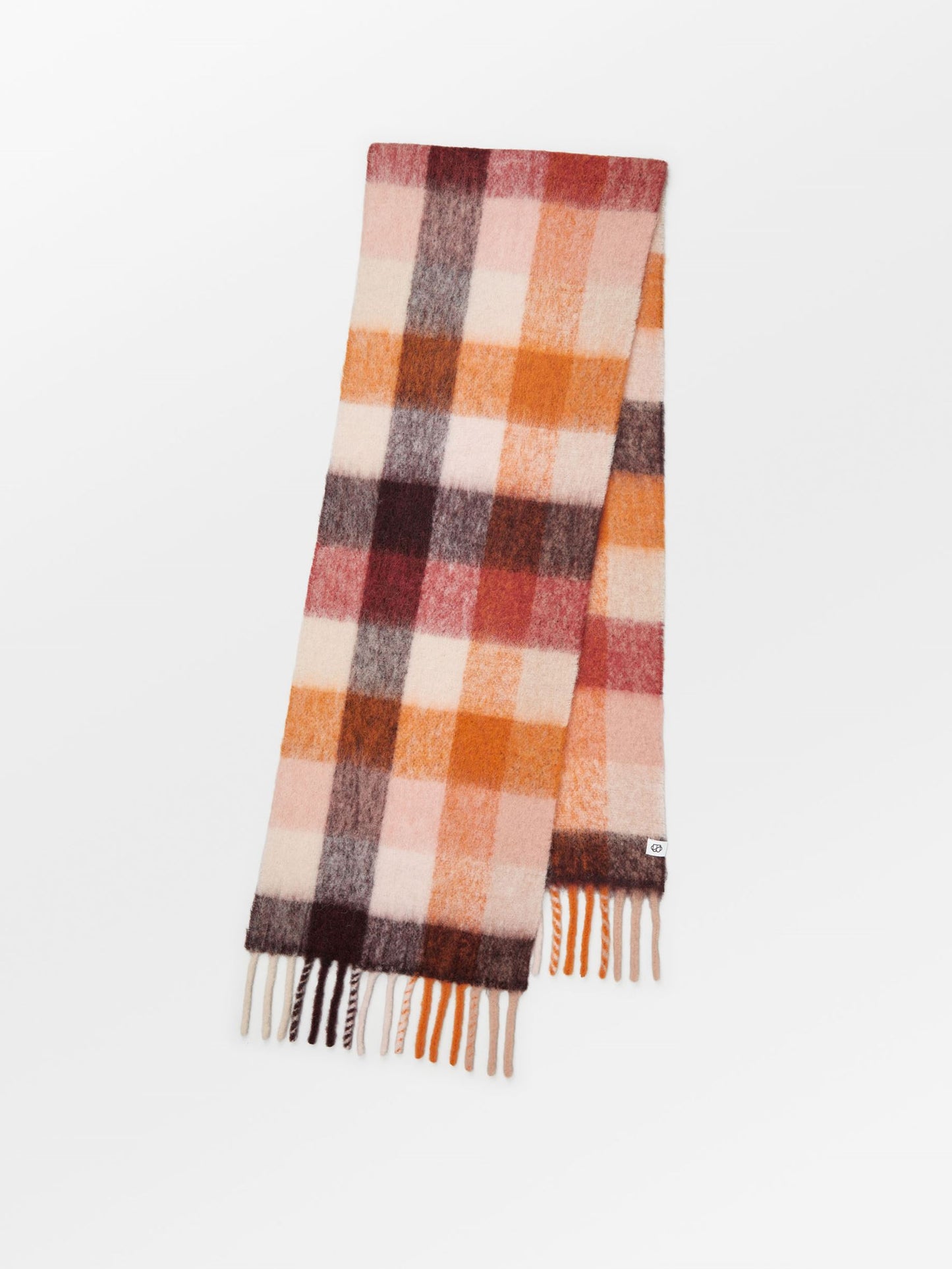 Becksöndergaard, Check Anilopa Scarf - Pink Peacock, archive, archive, black week, black week