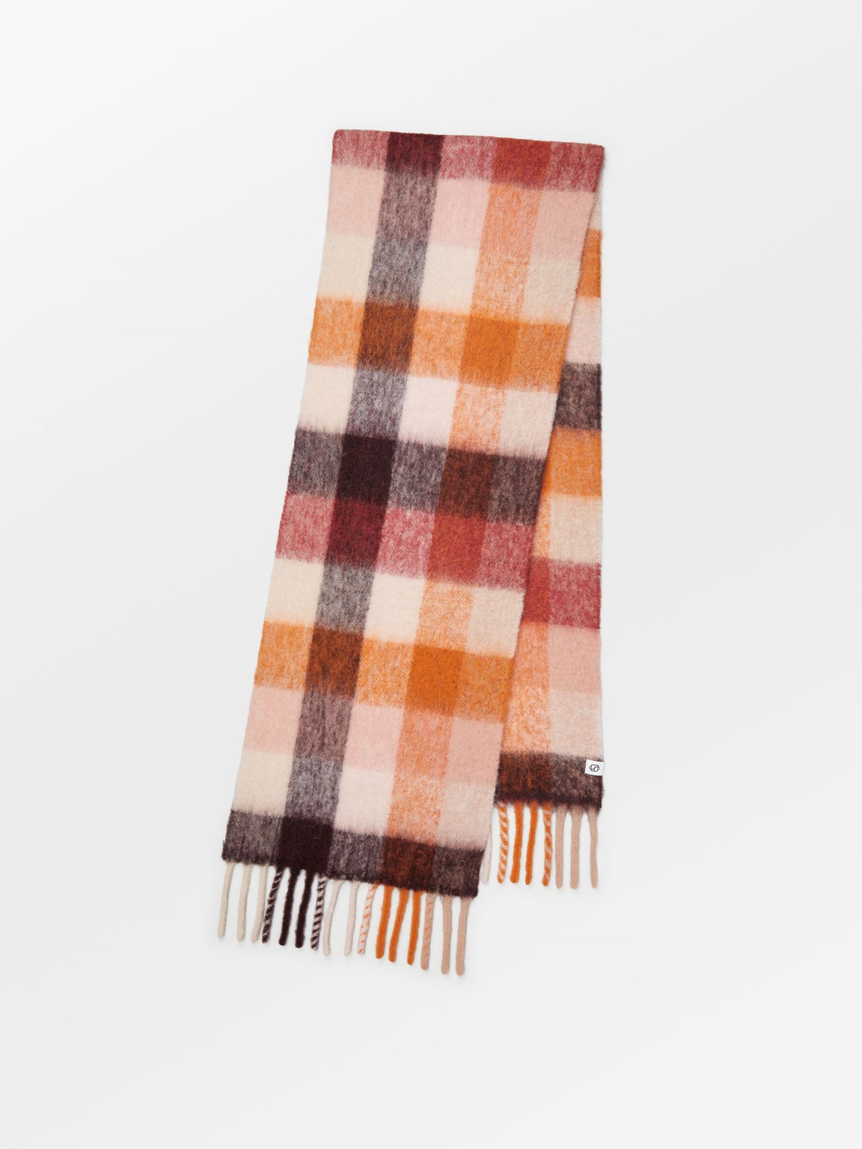 Becksöndergaard, Check Anilopa Scarf - Pink Peacock, archive, archive, black week, black week