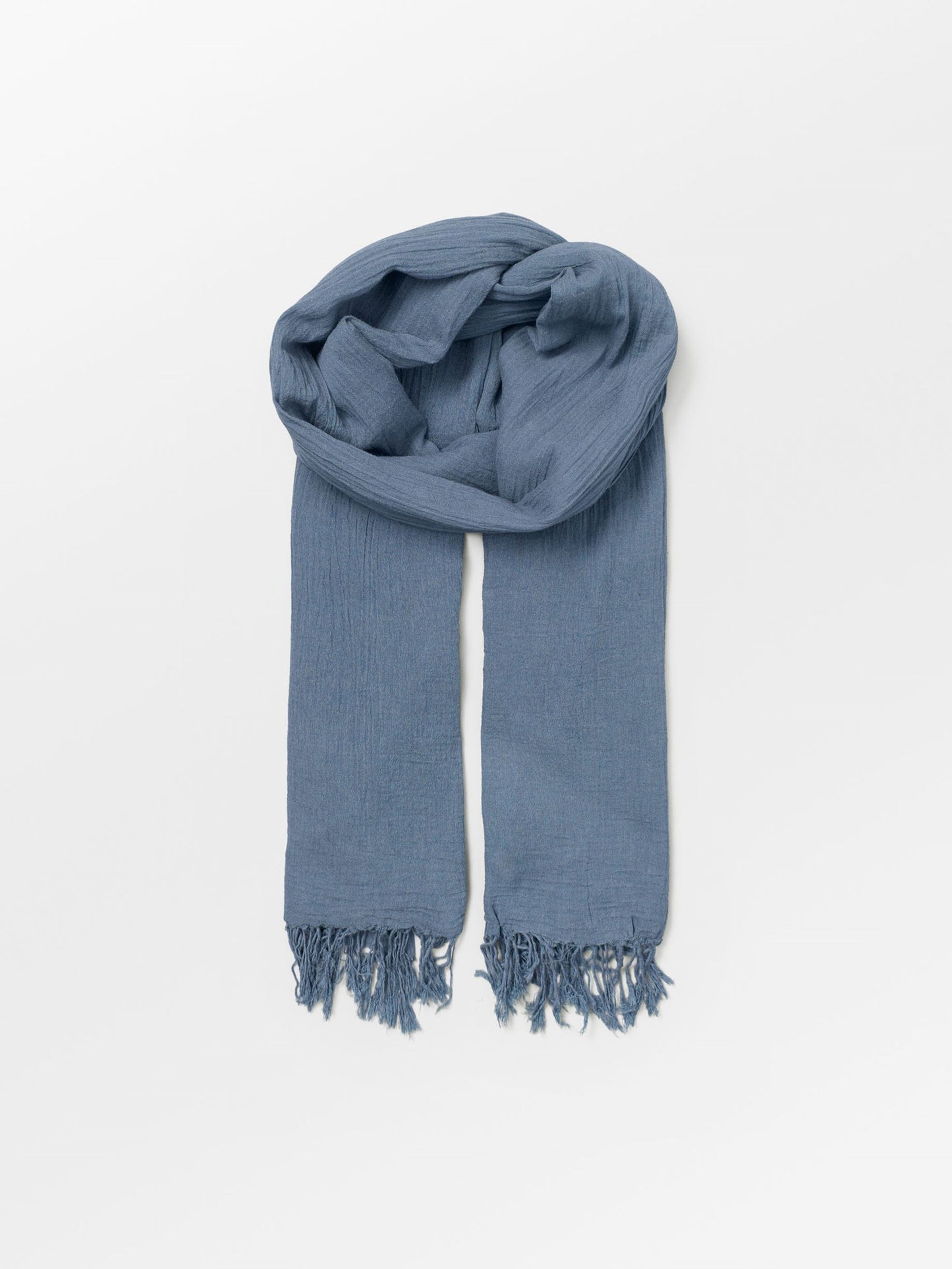 Solid Ilona Scarf - Light Blue OneSize - Becksöndergaard