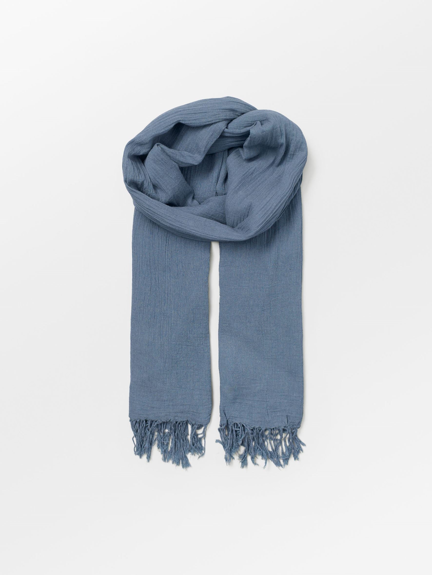 Solid Ilona Scarf - Light Blue OneSize - Becksöndergaard