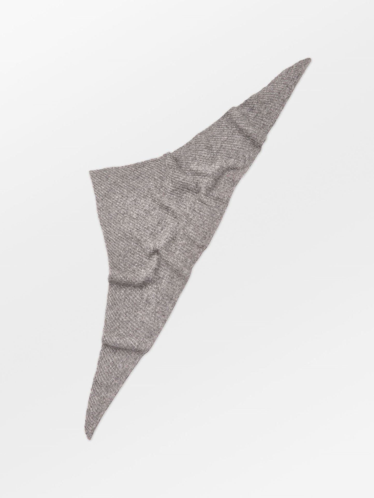Becksöndergaard, Alpaca-Wool Triangle Scarf - Grey Melange, winter accessories, winter accessories