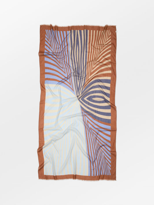 Becksöndergaard, Graphilia Cotta Scarf - Multi Col., scarves, scarves
