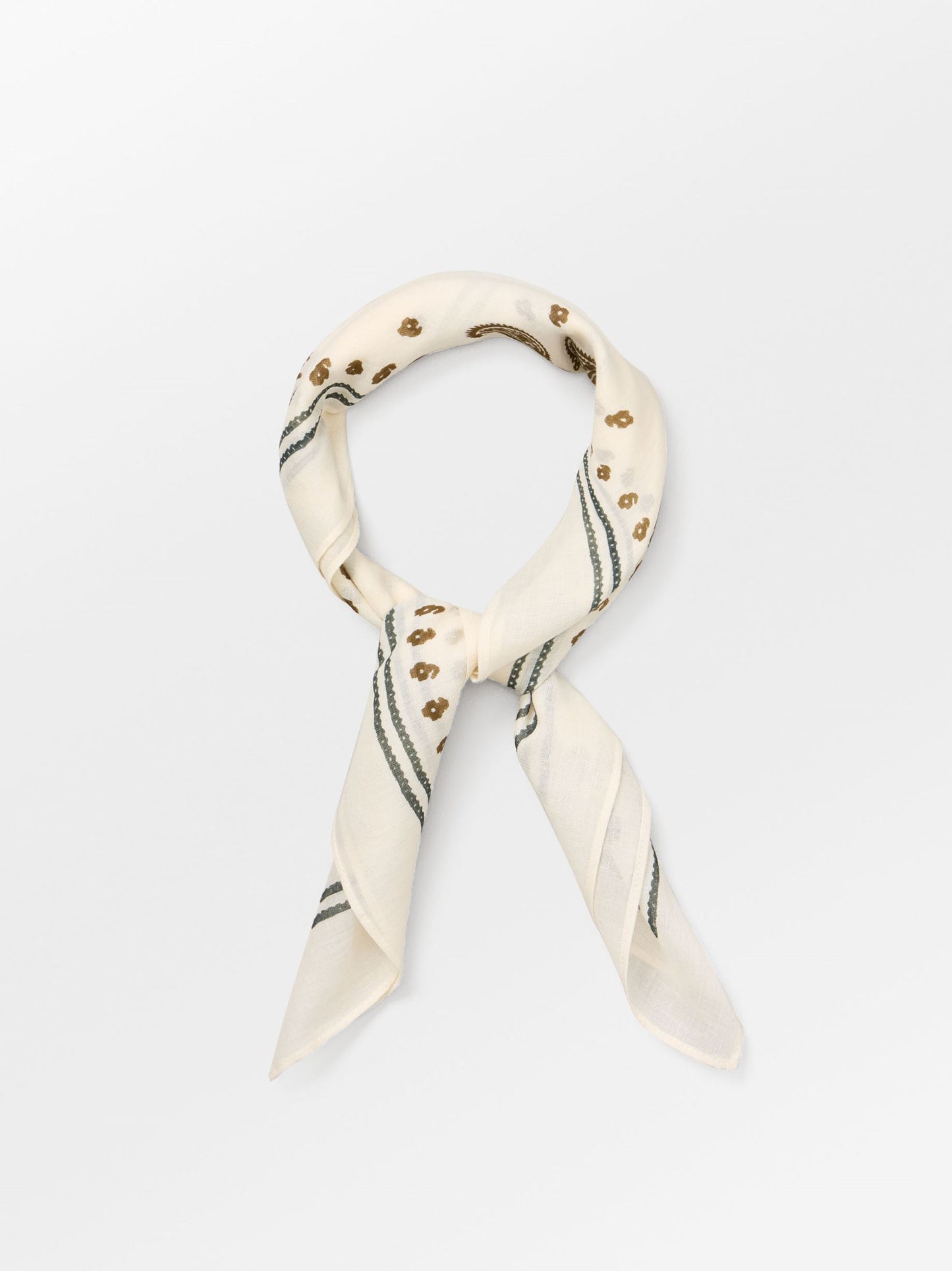 Becksöndergaard, Bloom Paisley Cotta Scarf - Birch White, scarves, sale, sale, scarves, scarves, scarves