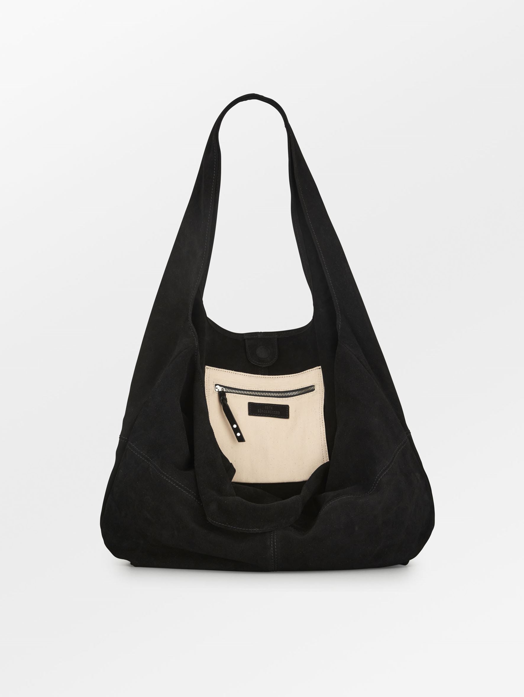 Suede Dalliea Shopper Bag - Black OneSize - Becksöndergaard