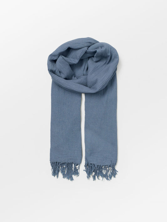 Becksöndergaard, Solid Ilona Scarf - Country Blue, scarves, black week, black week