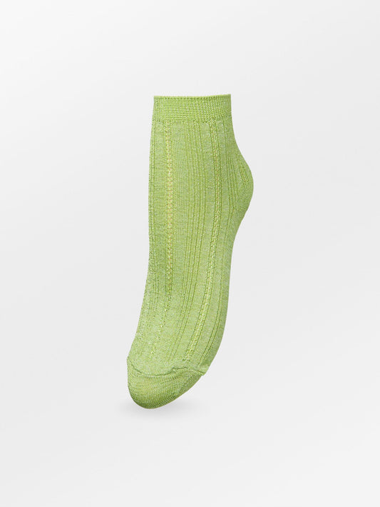 Becksöndergaard, Glitter Dollie Sock - Limade Green, socks, archive, archive, sale, socks