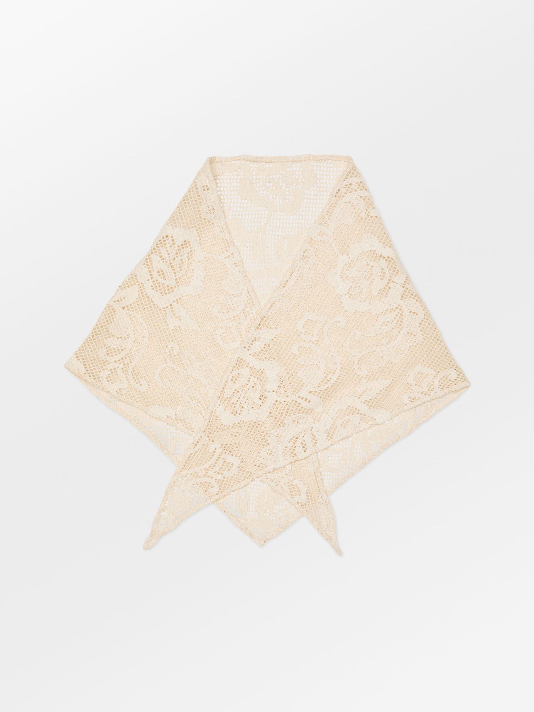 Becksöndergaard, Croflora Triangle Scarf - Birch White, scarves, news, beach essentials, high summer 2026, valentines, trending now, most popular