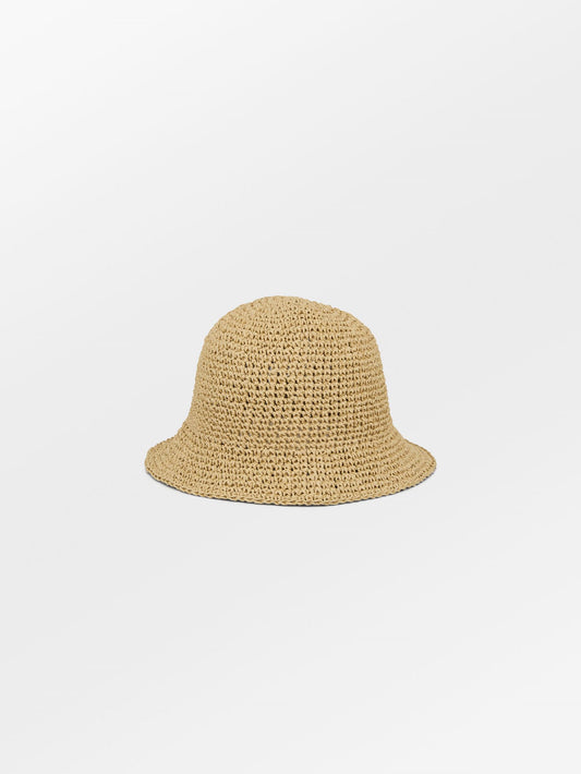Becksöndergaard, Solid Saverina Straw Hat - Nature, accessories, sale, sale, accessories