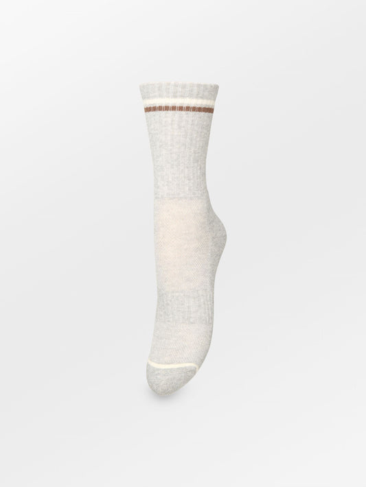 Becksöndergaard, Sporty Cotta Sock - Light Grey Melange, socks, sale, sale, socks, black week, black week