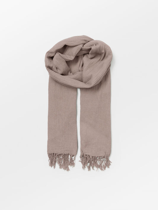 Solid Ilona Scarf - Sand Beige OneSize - Becksöndergaard