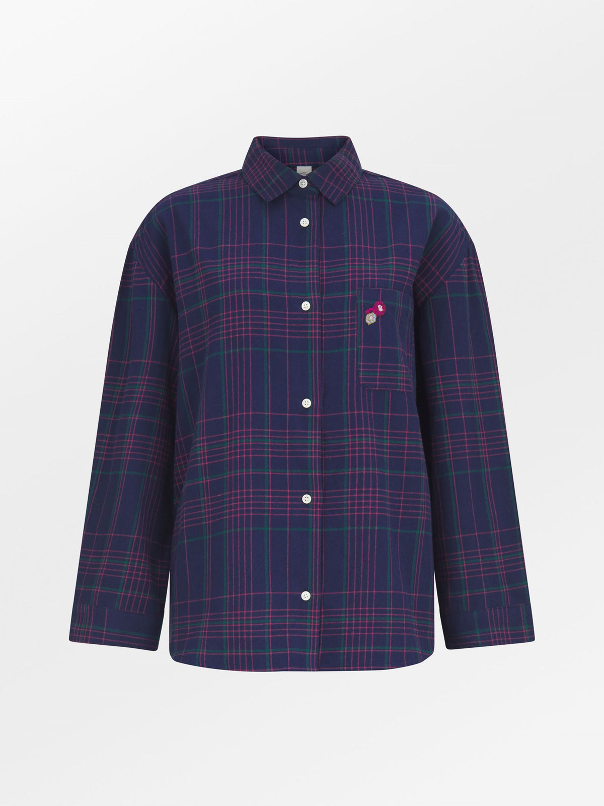 Flannel Gridy Pyjamas Shirt Clothing - Becksöndergaard