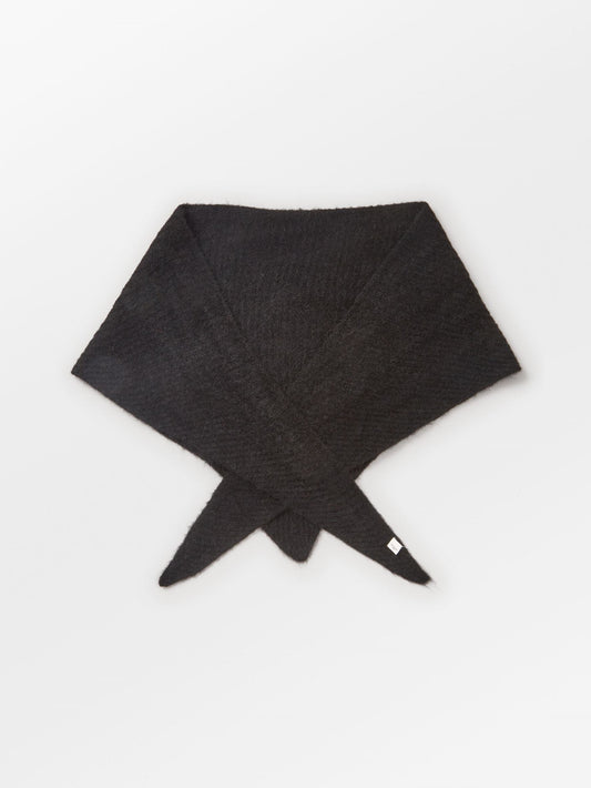 Becksöndergaard, Alpaca-Wool Triangle Scarf - Black, winter accessories, winter accessories