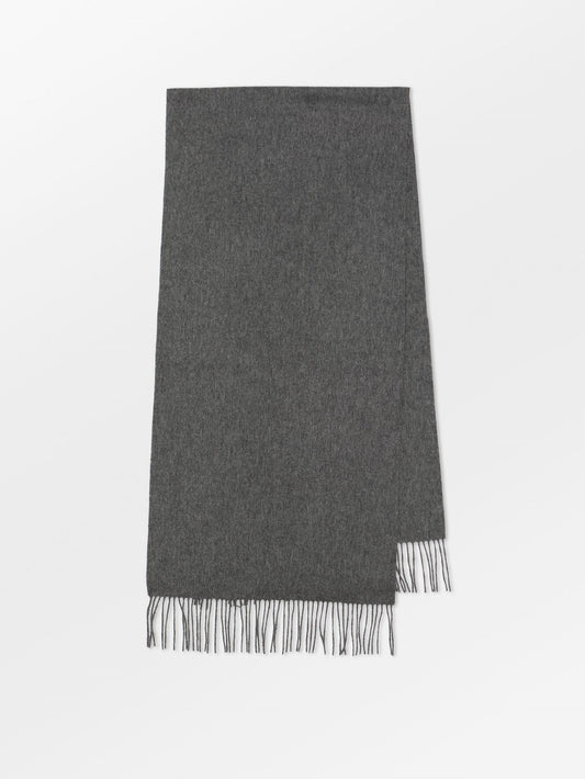 Crystal Edition Wool Scarf - Dark Grey OneSize - Becksöndergaard