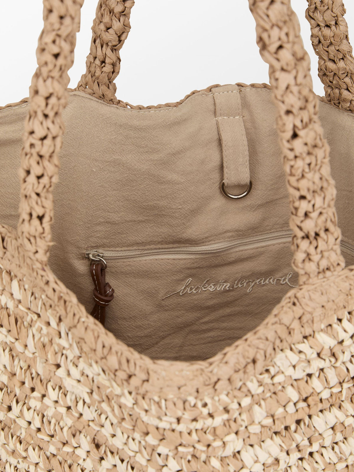Paper Straw Tota Bag OneSize - Becksöndergaard