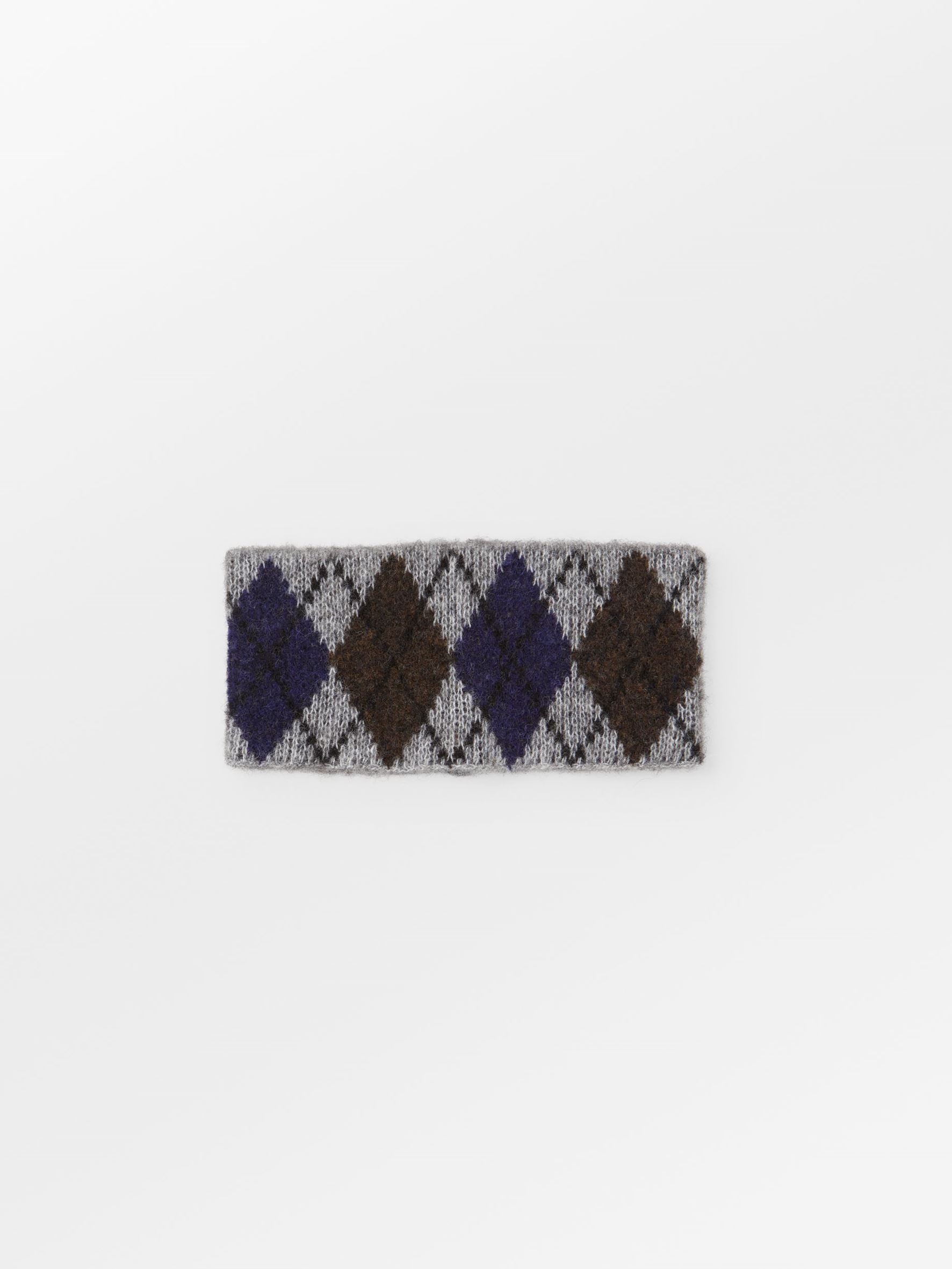 Argyle Wool Headband OneSize - Becksöndergaard