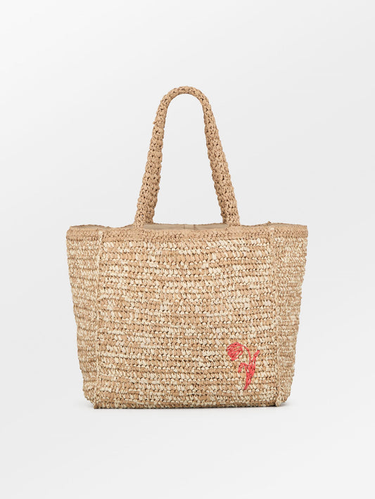 Paper Straw Tota Bag OneSize - Becksöndergaard