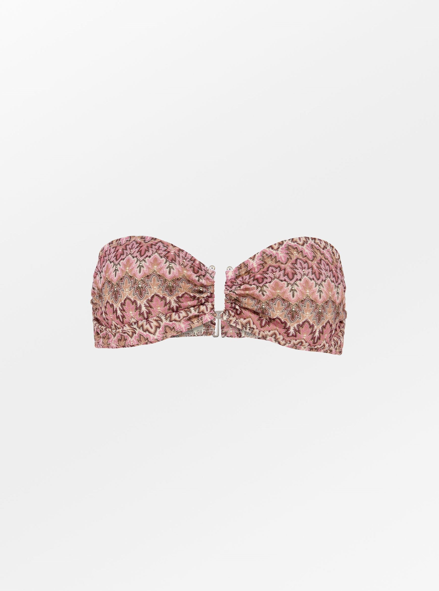 Becksöndergaard, Amber Bandeau Bikini Top - Dusty Rose, swimwear, swimwear, noos, swimwear, swimwear, noos