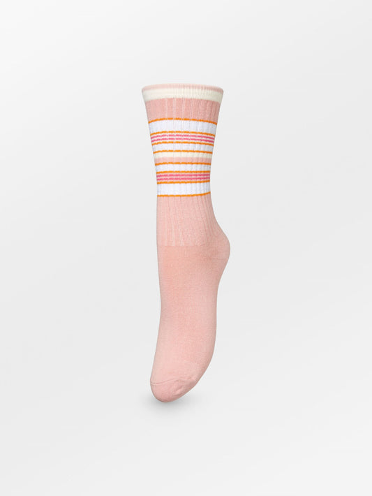 Becksöndergaard, Hilma Cotta Sock - Peach Whip Pink, socks, archive, archive, sale, sale, socks