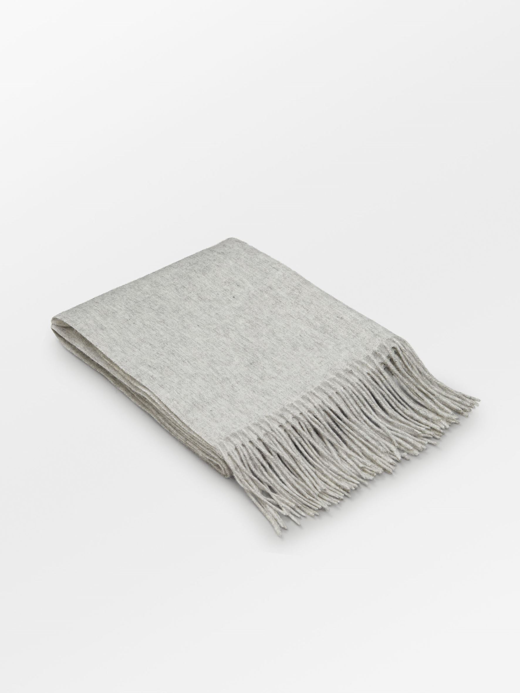 Crystal Edition Wool Scarf - Light Grey OneSize - Becksöndergaard