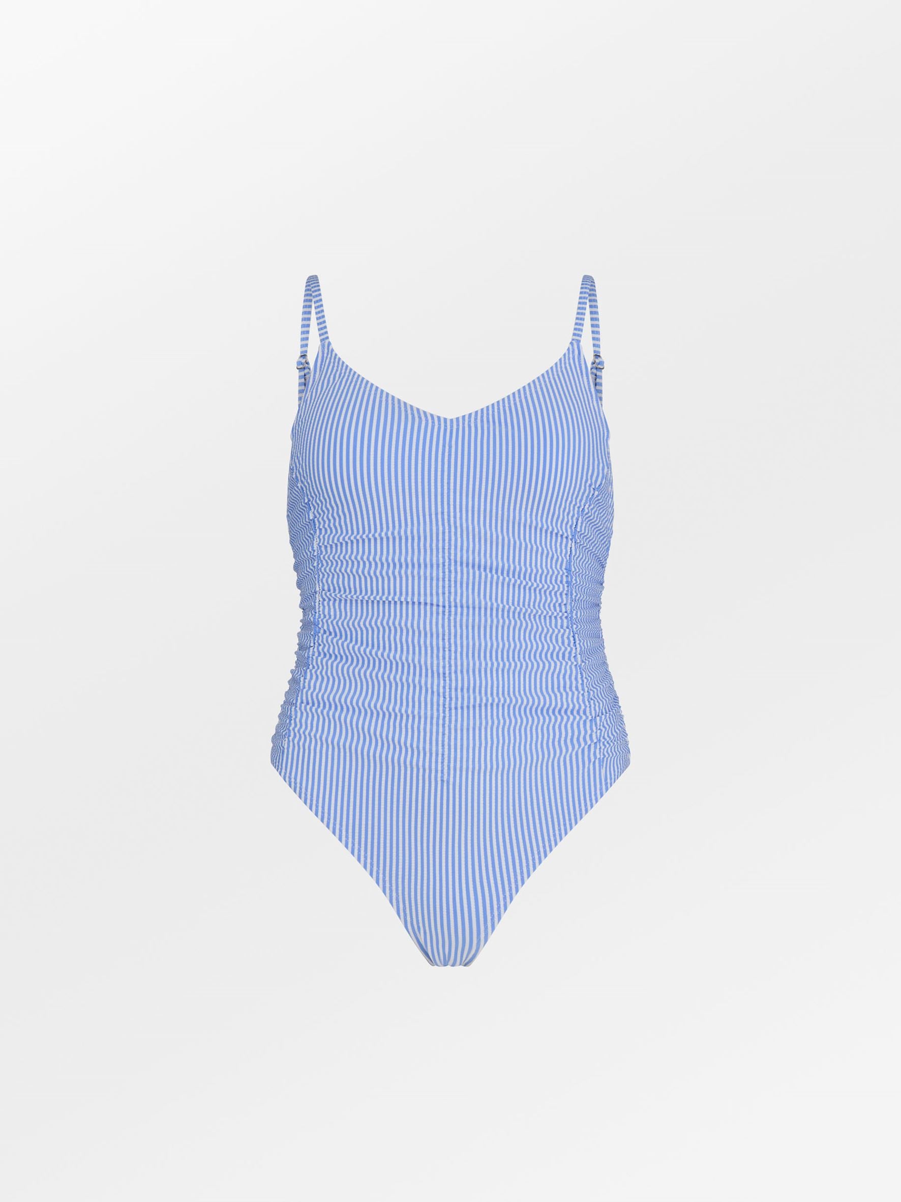 Striba Gathered Bea Swimsuit Clothing - Becksöndergaard