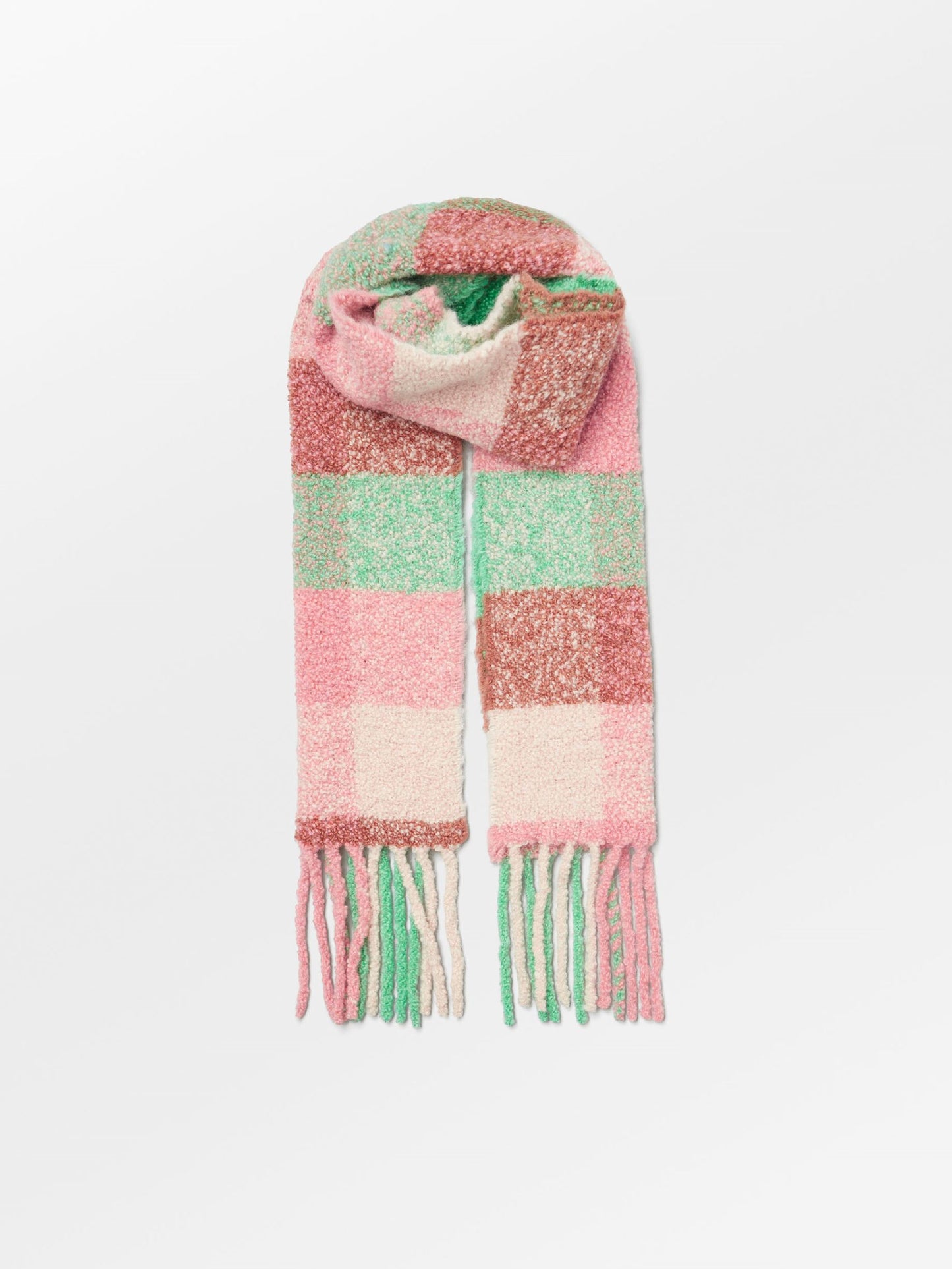 Check Teddy Scarf OneSize - Becksöndergaard