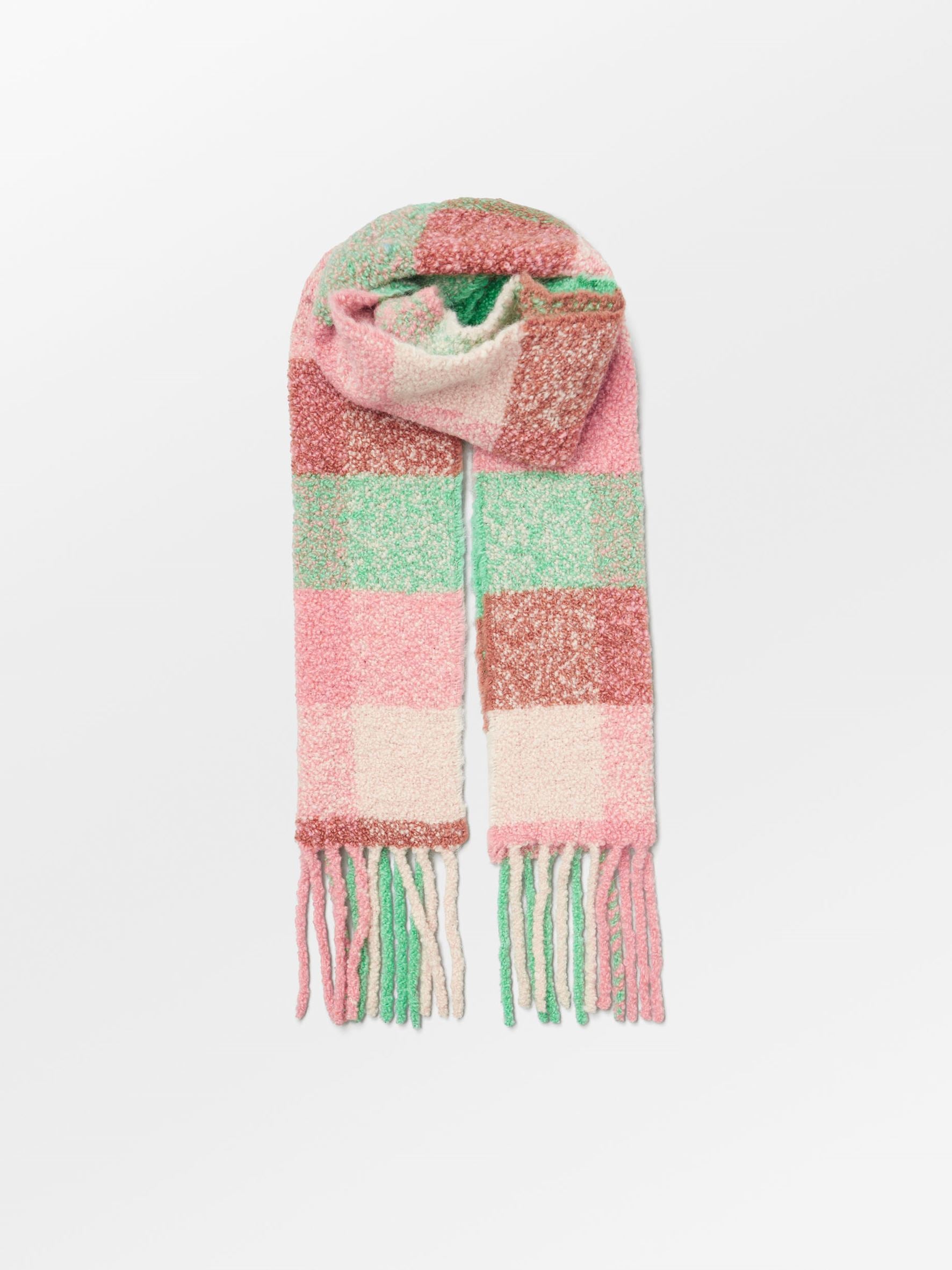 Check Teddy Scarf OneSize - Becksöndergaard